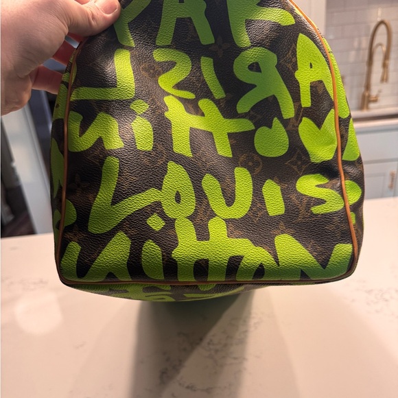 Louis Vuitton Graffiti Stephen Sprouse Keepall 50 Green - Picture 4 of 16